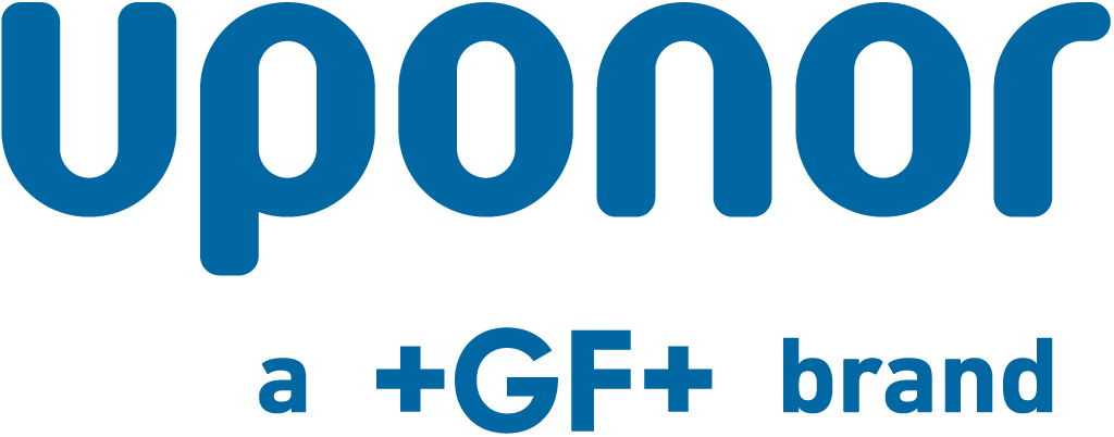Uponor a GF brand, logo